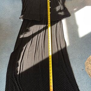 Coldwater Creek Black and White Polka Dot Dress